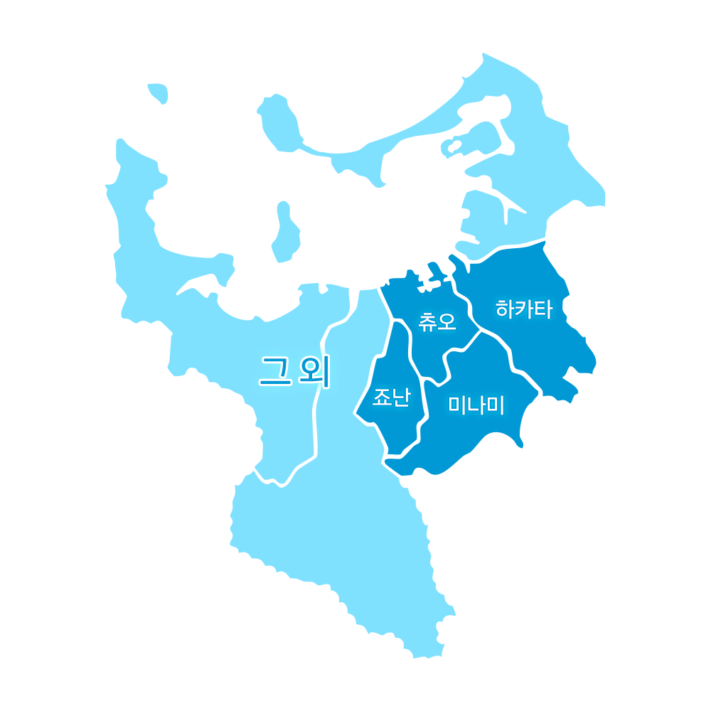 후쿠오카 지도